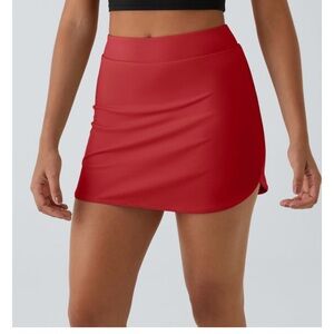 HALARA Red Women's Active Mini Skort